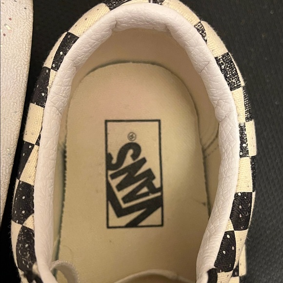 Vans Black and White Checkered Shoes - Picture 2 of 9